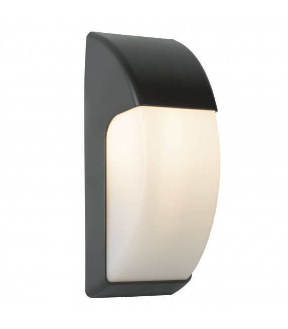 Lampada da parete a led per esterno, in fusione di alluminio, grigio antracite