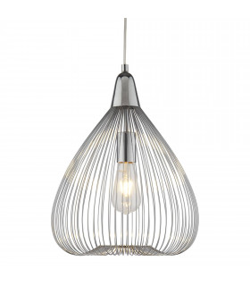 Suspension 50 cm Avalon, rotin blanc