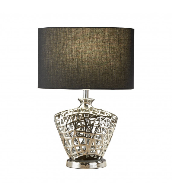 Brookside Lampe, Keramik, mit Lampenschirm