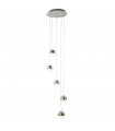 plafonnier ventilateur vintage 2 ampoules e27 max 60w brun patiné