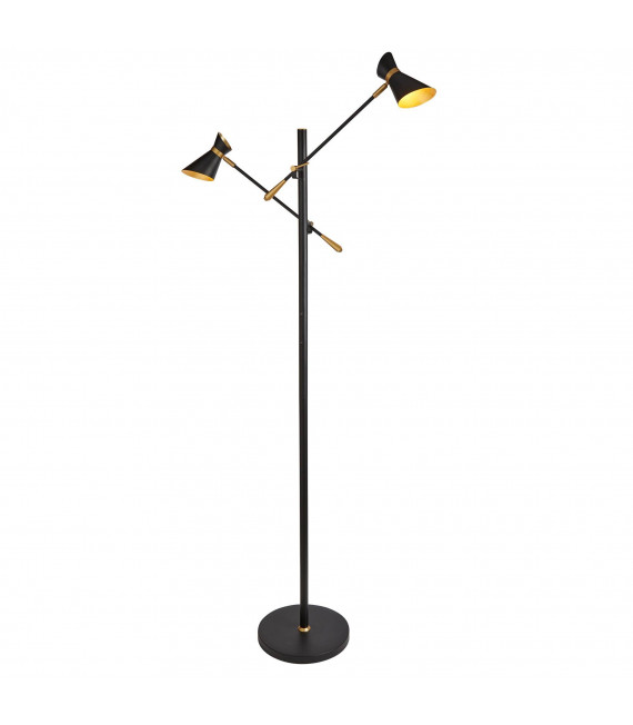 Lampada Diablo, nera e oro