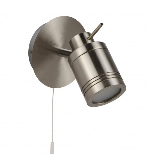 Samson Wandleuchte, antikes Messing, 1 Glühbirne