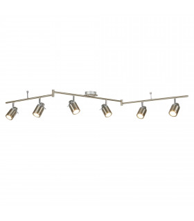 plafonnier ventilateur vintage 2 ampoules e27 max 60w brun patiné