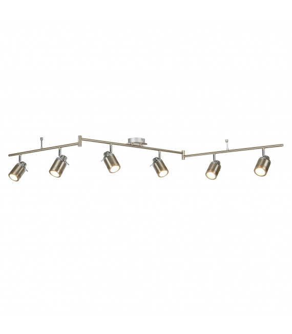 plafonnier ventilateur vintage 2 ampoules e27 max 60w brun patiné