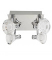 plafonnier ventilateur vintage 2 ampoules e27 max 60w brun patiné