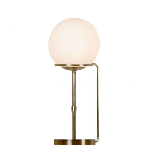 Aplique de pared Esfera, latón antiguo y vidrio, 1 bombilla