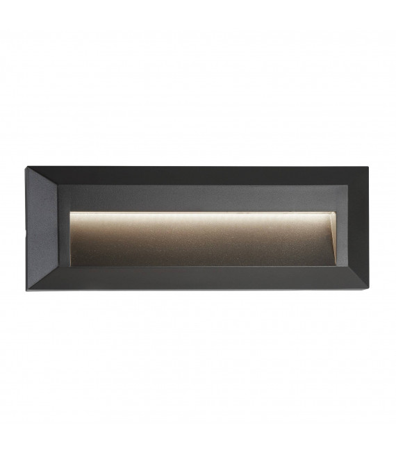 Wandleuchte Knöchel, Aluminiumguss und Opalglas, grau, 9 cm