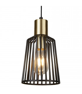 Lámpara colgante Bird Cage, negra, 30 cm