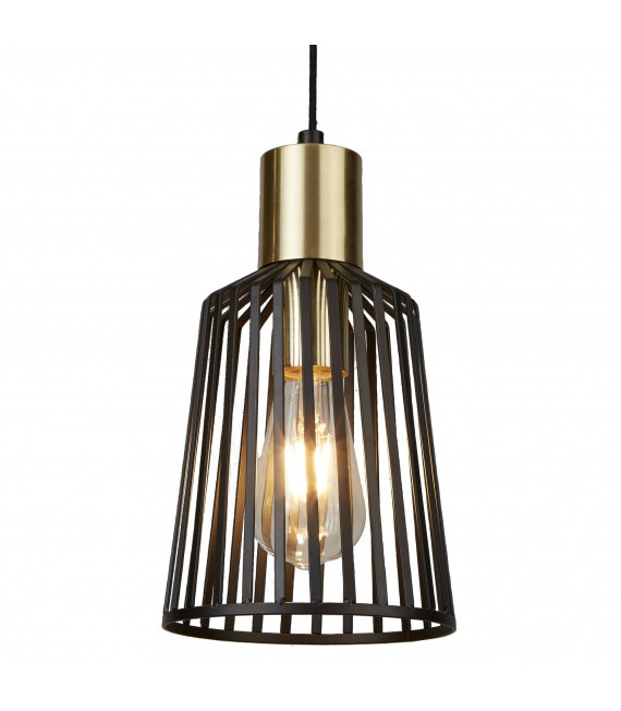 Lámpara colgante Bird Cage, negra, 30 cm