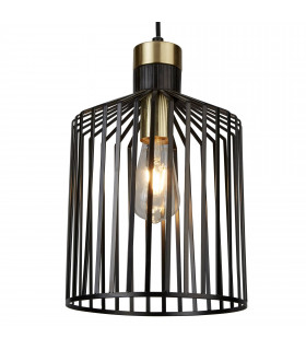Lámpara colgante Bird Cage, negra, 16 cm