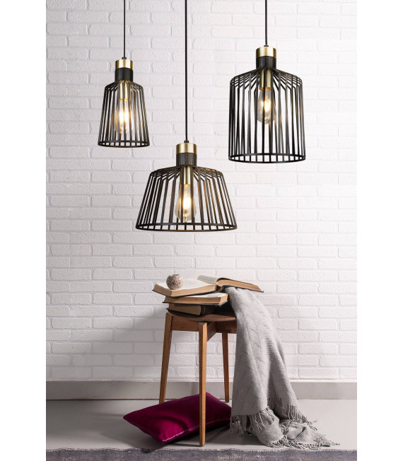 Suspension Bird Cage, noir, 16 cm