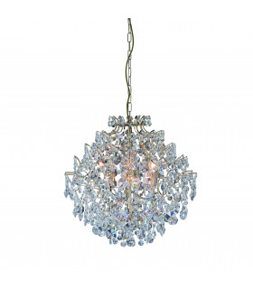 Lampada da soffitto in cristallo ROSENDAL Golden 6 lampadine
