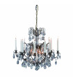 Antique KRONOVALL crystal ceiling light 6 bulbs