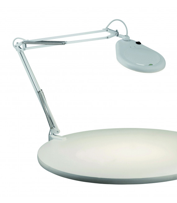 FAGERNES weiße Tischlampe 1 Glühbirne
