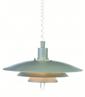 Plafonnier KIRKENES Gris 1 ampoule