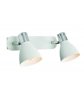 Applique murale HUSEBY chromée 2 ampoules