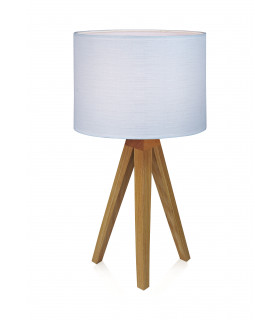 Lámpara de mesa KULLEN Roble 1 bombilla