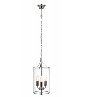 VINGA Chrom Deckenleuchte 3 Lampen