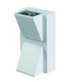 Applique murale de jardin CARINA blanche 2 ampoules
