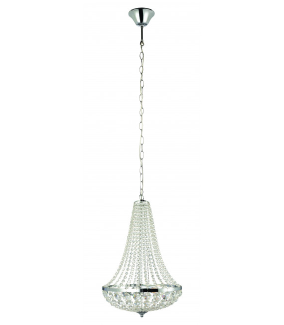 GRÄNSÖ Kristall Deckenleuchte Chrom 2 Lampen
