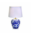 Lampe de table GÖTEBORG bleue 1 ampoule