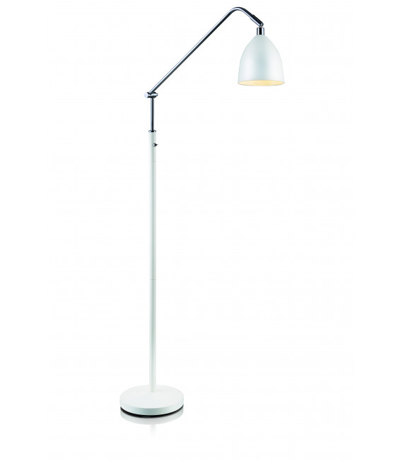 FREDRIKSHAMN weiße Stehlampe 1 Glühbirne