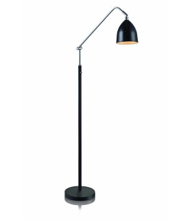 FREDRIKSHAMN Black Floor Lamp 1 bulb