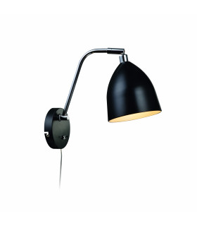 FREDRIKSHAMN black wall light 1 bulb