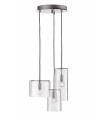 ROCKFORD chrome ceiling light 3 bulbs