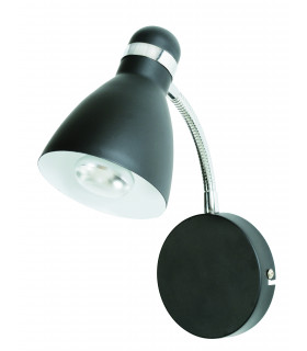 Applique murale VIKTOR Noire 1 ampoule