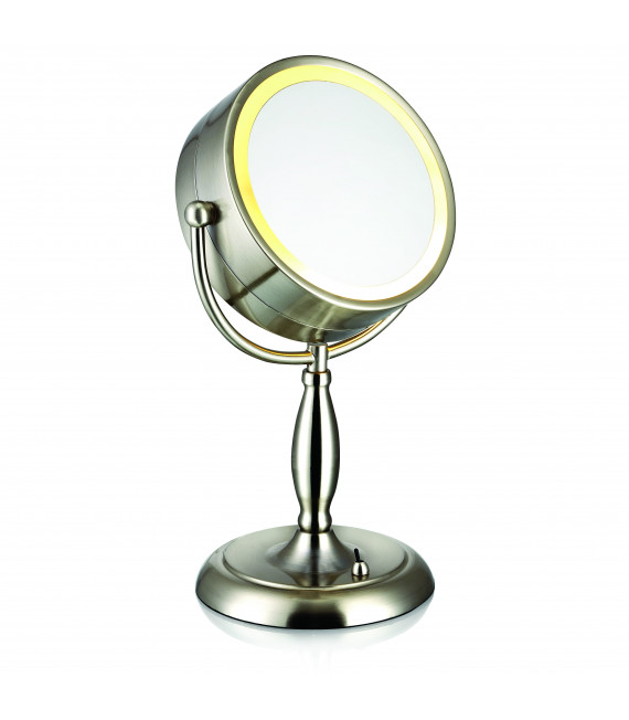 Lampe de table FACE en acier 1 ampoule
