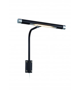 Applique MONET nera 1 lampadina