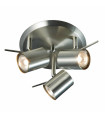 Plafonnier de salle de bains HYSSNA LED en acier 3 ampoules