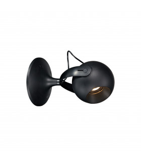 Applique murale KLOT Noire 1 ampoule
