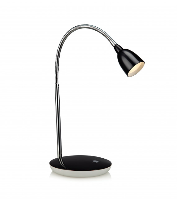 TULIP lámpara de mesa cromada 1 bombilla