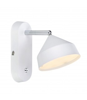 TRATT white wall light 1 bulb