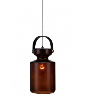 MILK chrome ceiling lamp 1 bulb
