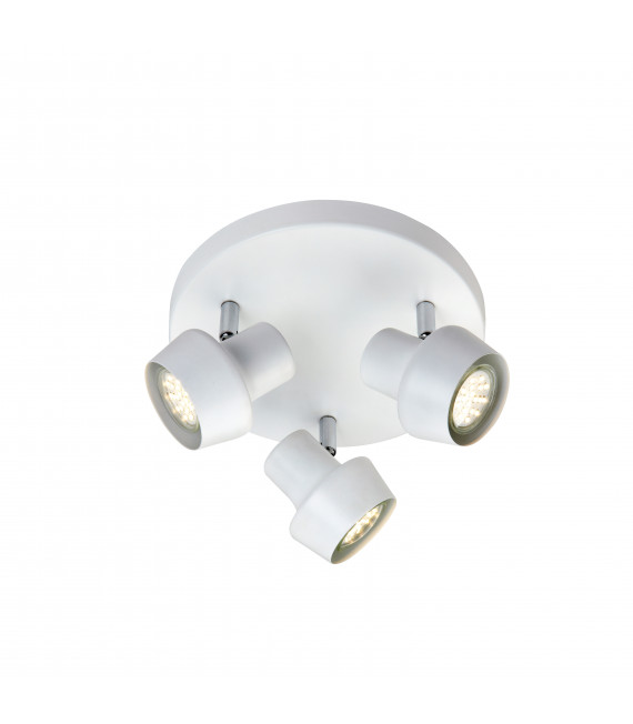 URN Plafoniera bianca 3 lampadine