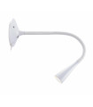 SNAKE white wall light 1 bulb