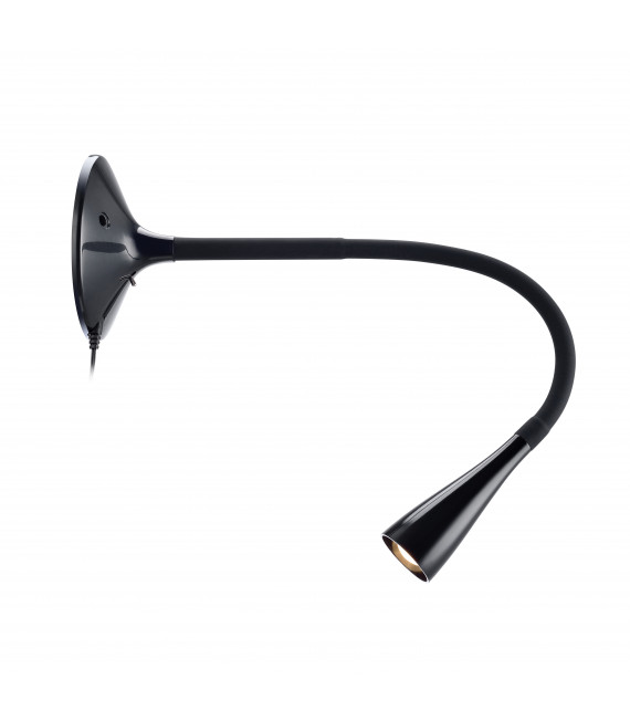 Applique murale SNAKE Noire 1 ampoule