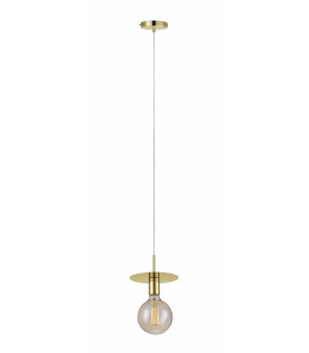 DISC Deckenleuchte Messing 1 Glühbirne