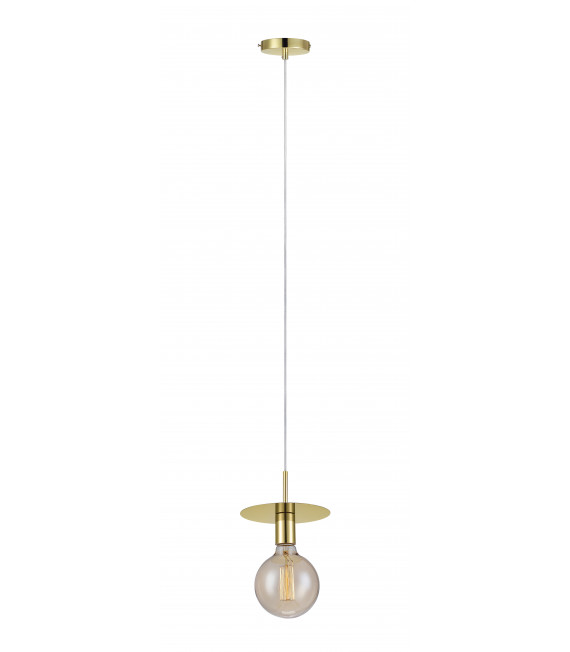 Plafoniera DISC in ottone 1 lampadina