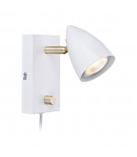 Applique CIRO bianca 1 lampadina