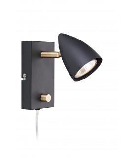 CIRO Black wall light 1 bulb