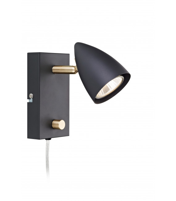 CIRO Black wall light 1 bulb