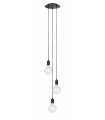 Plafonnier SKY Noir 3 ampoules