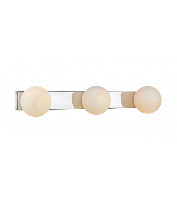 Bathroom wall light MINI chrome 3 bulbs