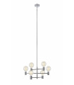 CAPITAL chrome ceiling light 6 bulbs