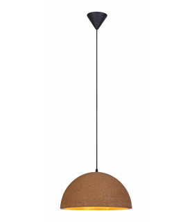 Plafoniera in SUGHERO nero 1 lampadina