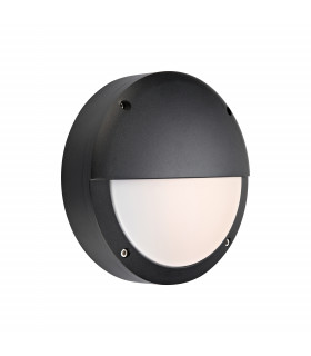 HERO Applique da giardino nero 1 lampadina